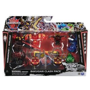Bakugan Street Brawl Clash Pack Action Figure Set NWT